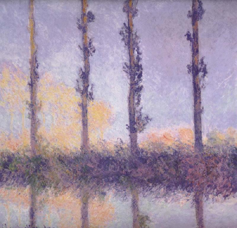 Claude Monet fFour Trees China oil painting art